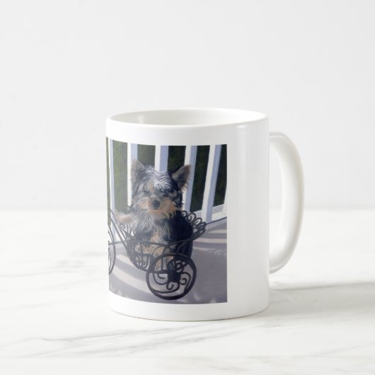 Mug Chiot de Yorkie (Devant droit)