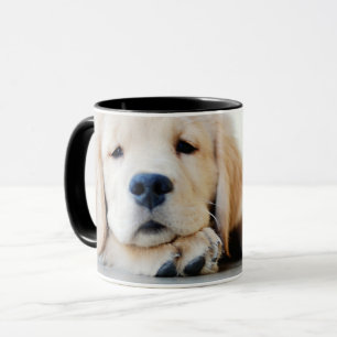 Mug Chiot doré de l'équipe de rétrification