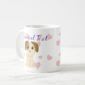 Mug Chiot doux (Devant gauche)
