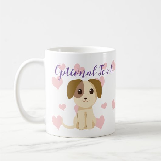 Mug Chiot doux (Gauche)