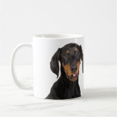 Mug Chiot drôle de pincher de dobermann (Gauche)