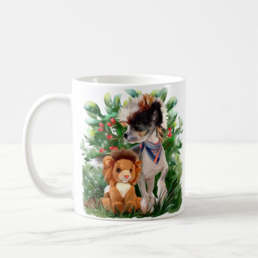 Mug Chiot et lion de jouet chinois (Gauche)