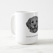 Mug Chiot Golden Retriever adorable (Devant gauche)