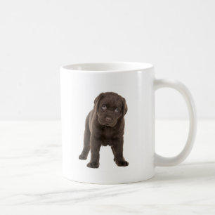 Mug Chiot gros de Labrador de chocolat