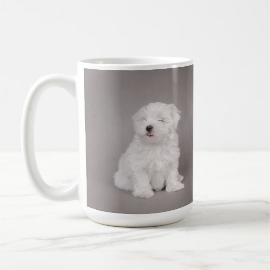 Mug Chiot maltais (Gauche)