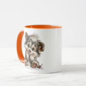 Mug Chiot mignon (Devant gauche)