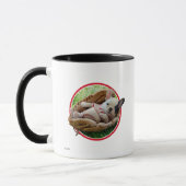 Mug Chiot mignon dans un gant de base-ball (Gauche)