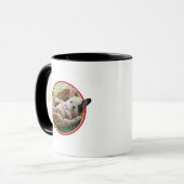Mug Chiot mignon dans un gant de base-ball (Devant gauche)
