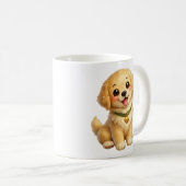 Mug Chiot Mignon Kawaii (Devant droit)
