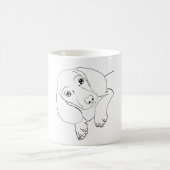 Mug Chiot noir Dachshund (Centre)