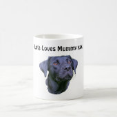 Mug Chiot noir de labrador retriever (Centre)