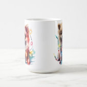 MUG CHIOT POMERANIEN DE NOËL DE FÊTE (Centre)