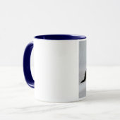 Mug Chiot rouge foncé de teckel (Devant gauche)