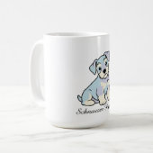 Mug Chiot Schnauzer mignon (Devant gauche)