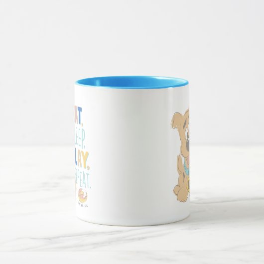 Mug Chiot Scooby-Doo "Mange, Dors, Joue, Répète" (Centre)