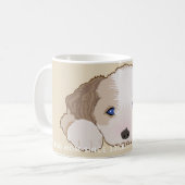 Mug Chiot Sleeping Furry Baby (Devant gauche)