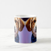 Mug Chiot souple adorable avec jolie Cravate de Bow bl (Centre)