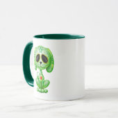 Mug Chiot vert de sucre de zombi (Devant gauche)