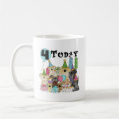 Mug Chiots 4e anniversaire Bash Tshirts et cadeaux (Gauche)