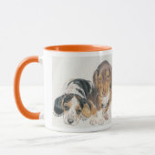 Mug Chiots beagles (Gauche)