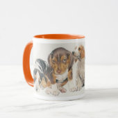 Mug Chiots beagles (Devant gauche)