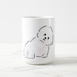 Mug Chiots Bichon Frise Blanc