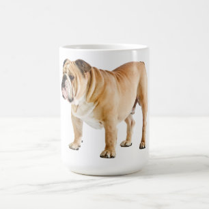 Mug Chiots Bouledogue Anglais Cœurs Bleus Amour