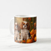 Mug Chiots Cavalier King Charles Spaniel Automne Citro (Devant gauche)