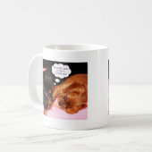 Mug Chiots Cavalier King Charles Spaniels (Devant gauche)