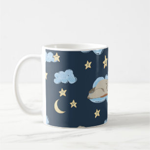 Mug Chiots couchés : Bonne nuit Motif