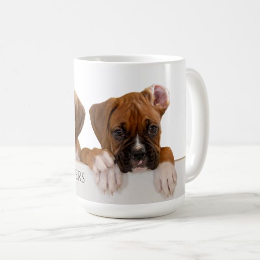 Mug Chiots de boxeur (Devant droit)