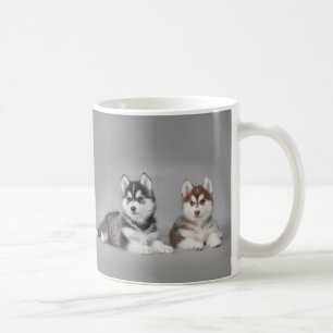 Mug Chiots de chien de traîneau sibérien