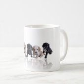 Mug Chiots de cocker (Devant droit)