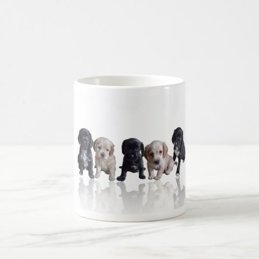 Mug Chiots de cocker (Centre)