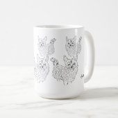 Mug ; Chiots de Corgi (Devant droit)
