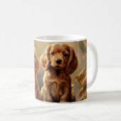 Mug Chiots espagnols américains Cocker (Devant droit)