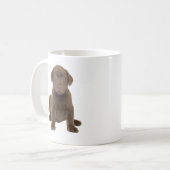 Mug Chiots Lab au Chocolat (Devant gauche)