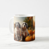 Mug Chiots Setter Anglais Délice d'Automne Citrouille  (Devant gauche)