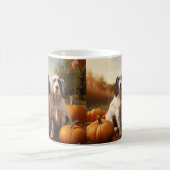 Mug Chiots Setter Anglais Délice d'Automne Citrouille  (Centre)