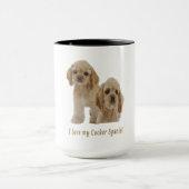 Mug Chiots spaniels Cocker (Centre)