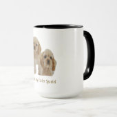 Mug Chiots spaniels Cocker (Devant droit)