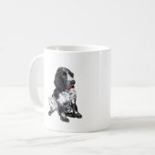 Mug Chiots Springer Spaniel Anglais - noir et blanc (Devant gauche)