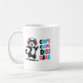 Mug Chipi Chapa Dibi Daba Dancing Chat Dessin (Gauche)