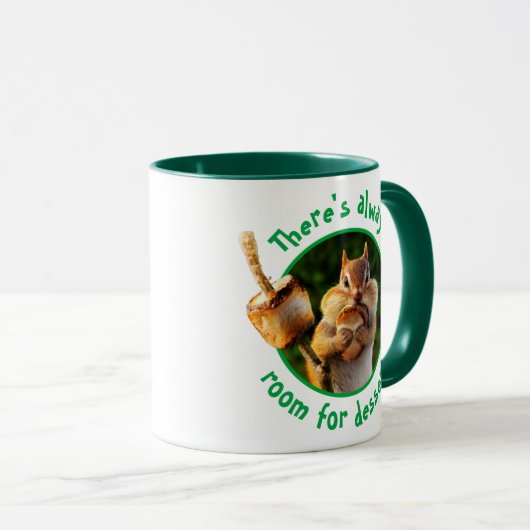 Mug Chipmunk Mangant Marshmallow (Devant droit)