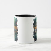 Mug Chipmunk sur Rock Forest Reflection (Centre)