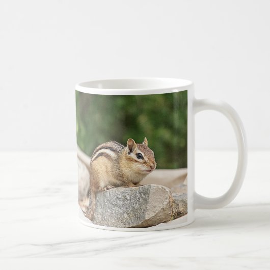 Mug Chipmunk sur un rocher (Droite)