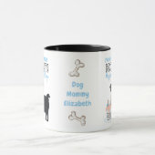 Mug Chipoo noir chéri Funny MOM ou papas Anniversaire (Centre)