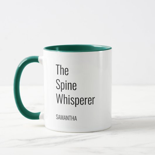 Mug Chiropracteur Whisperer de colonne vertébrale Cotr (Gauche)
