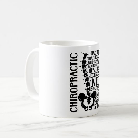 Mug Chiropractic Spine Therapist Chiro Chiropractor (Devant gauche)