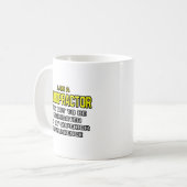 Mug Chiropractor...Intelligence supérieure (Devant gauche)